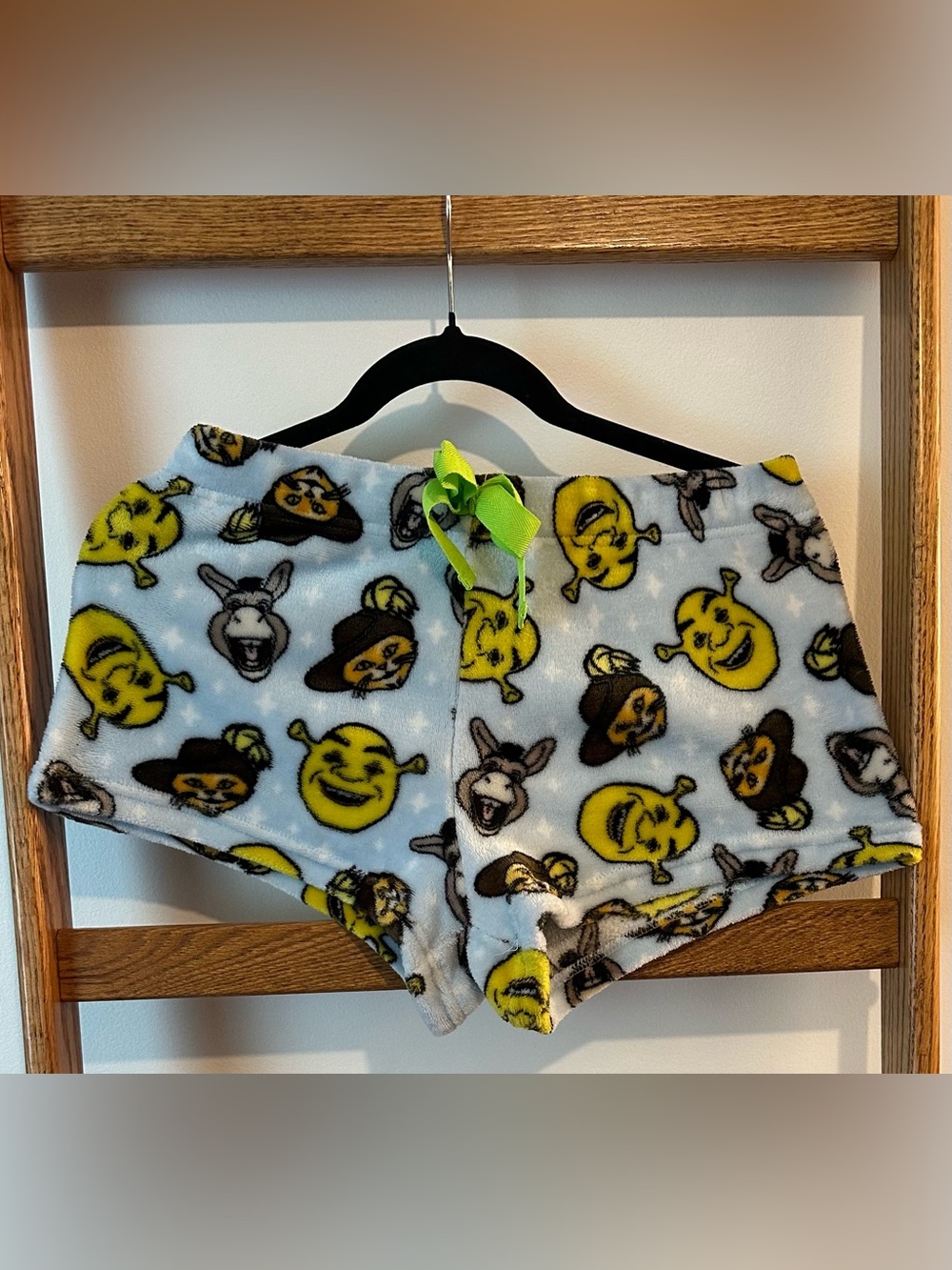 Shrek Light Blue Pajama Shorts